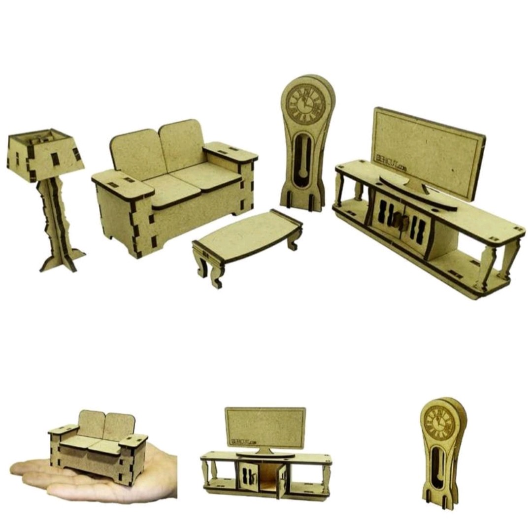 پازل چوبی سه بعدی اتاق نشیمن(حال و پذیرایی) باتخفیف ویژه