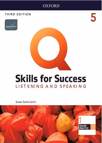 Q Skills for Success 5 3rd Listening and Speaking  DVD کتاب کیو اسکیلز 5 (رحلی)