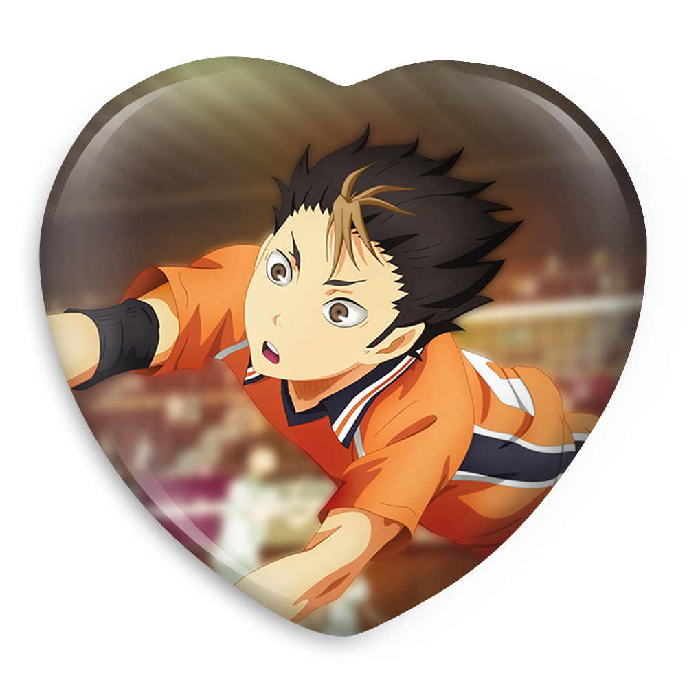 پیکسل خندالو طرح نیشینویا یو انیمه آبشار سرنوشت هایکیو کاگیاما مدل قلبی کد 11186