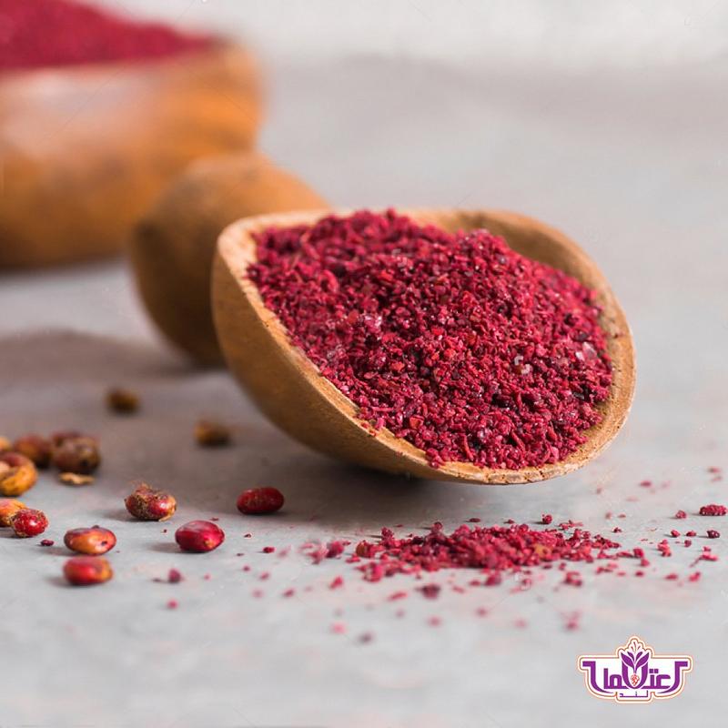 سماق قرمز 500 گرمی اعتماد (پودرسماق قرمز )