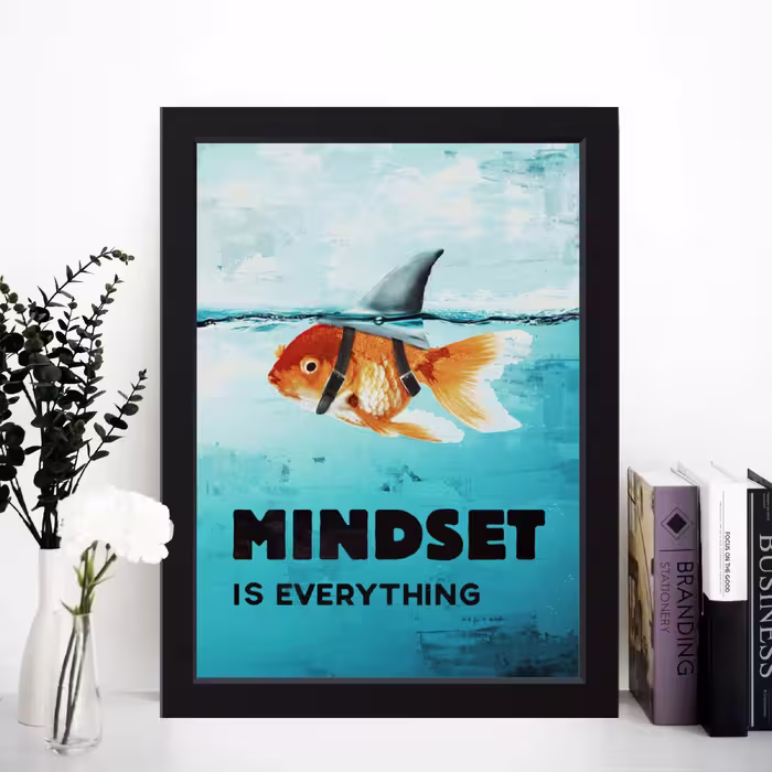 تابلو مدل انگیزشی Mindset کد m2466-w