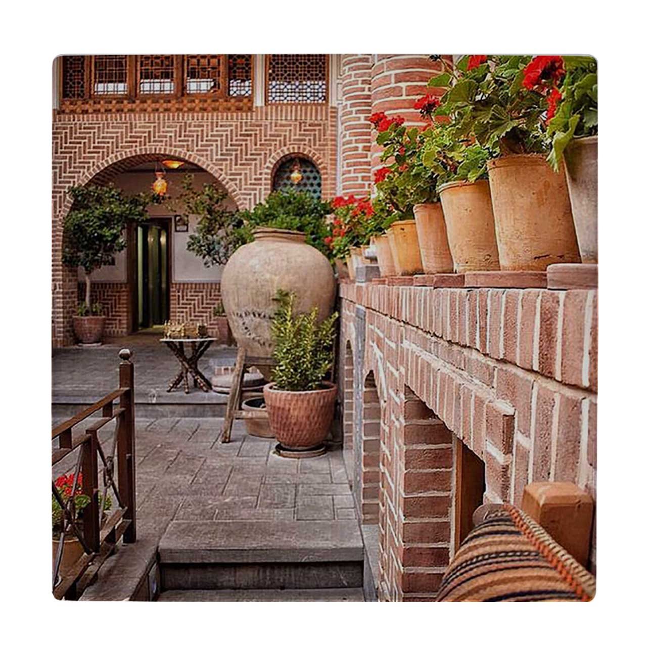 کاشی طرح حیاط سنتی مدل لوحی کد klh1457