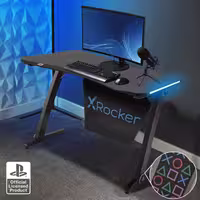 خرید میز گیمینگ X Rocker PlayStation Borealis Led Gaming Desk با بهترین قیمت