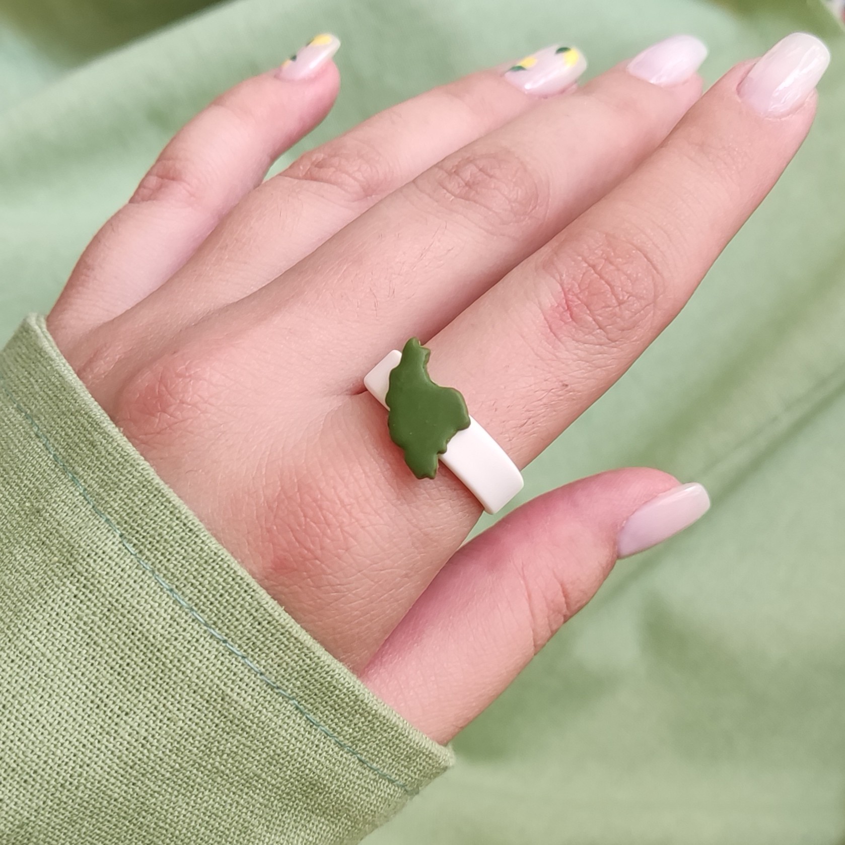 انگشتر خمیری نقشه ایران