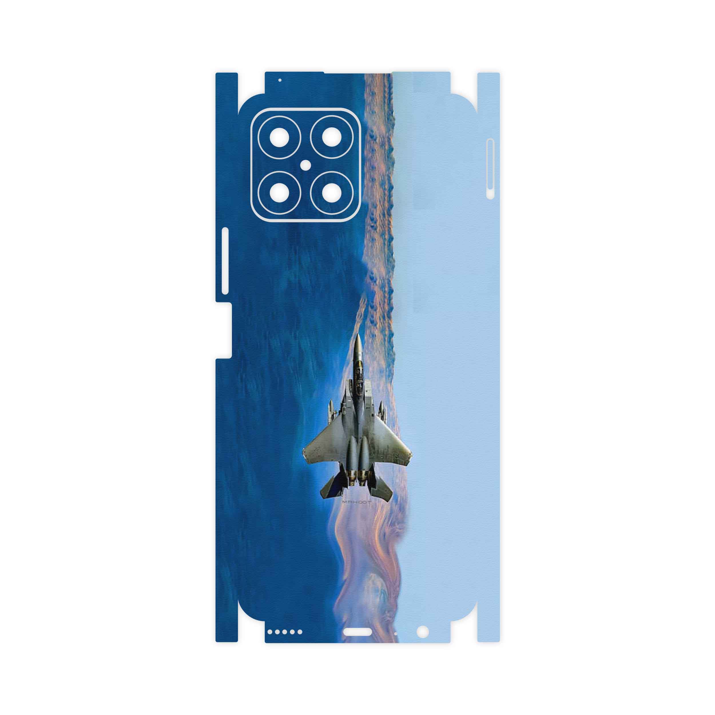برچسب پوششی ماهوت مدل Fighter plane F15-FullSkin مناسب برای گوشی موبایل آنر X8