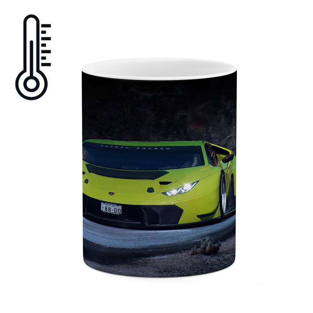 ماگ حرارتی کاکتی طرح ماشین مدل mgh17103