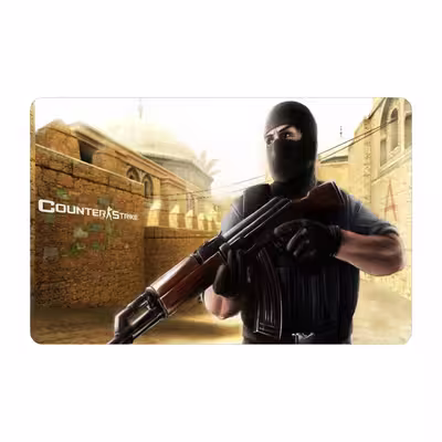 ماوس پد طرح کانتر استریک - counter strike مدل mpb136