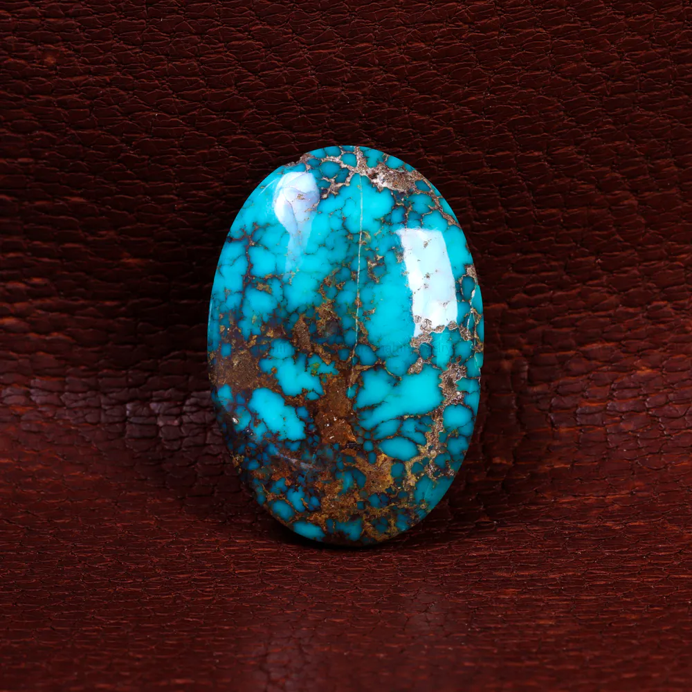 نگین فیروزه شجری کد 15222 - جواهری مشاهیر