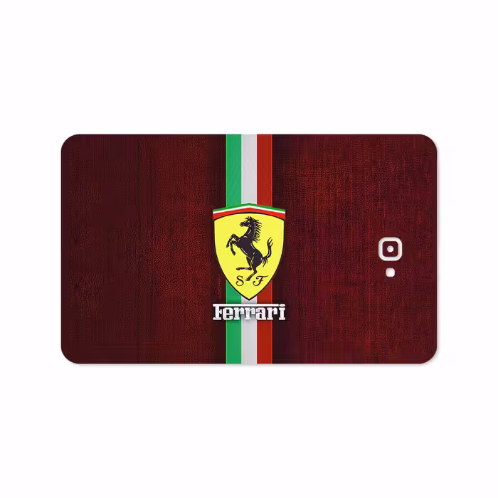 برچسب پوششی ماهوت مدل Ferrari مناسب برای تبلت سامسونگ Galaxy Tab A 10.1 2016 T585