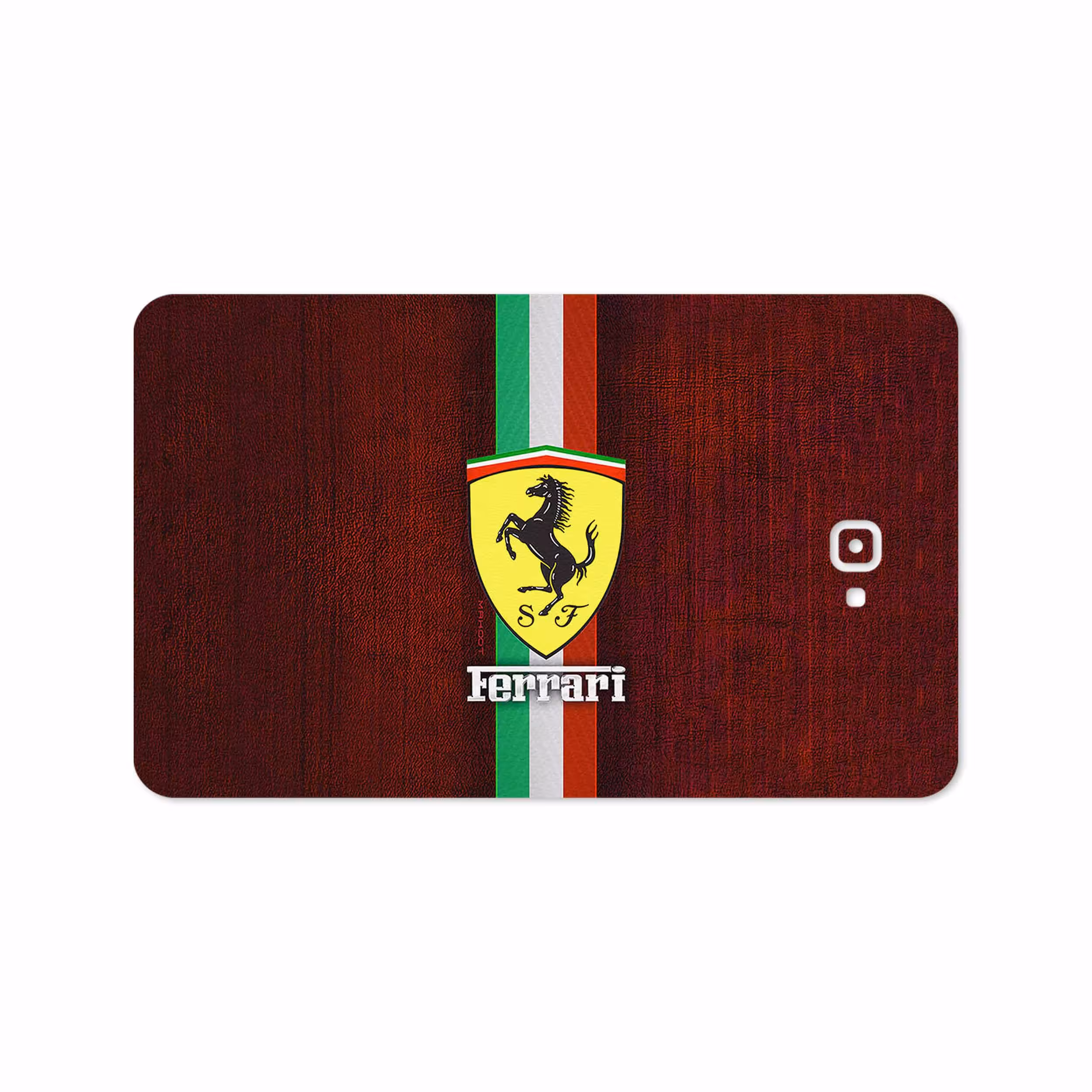 برچسب پوششی ماهوت مدل Ferrari مناسب برای تبلت سامسونگ Galaxy Tab A 10.1 2016 T585