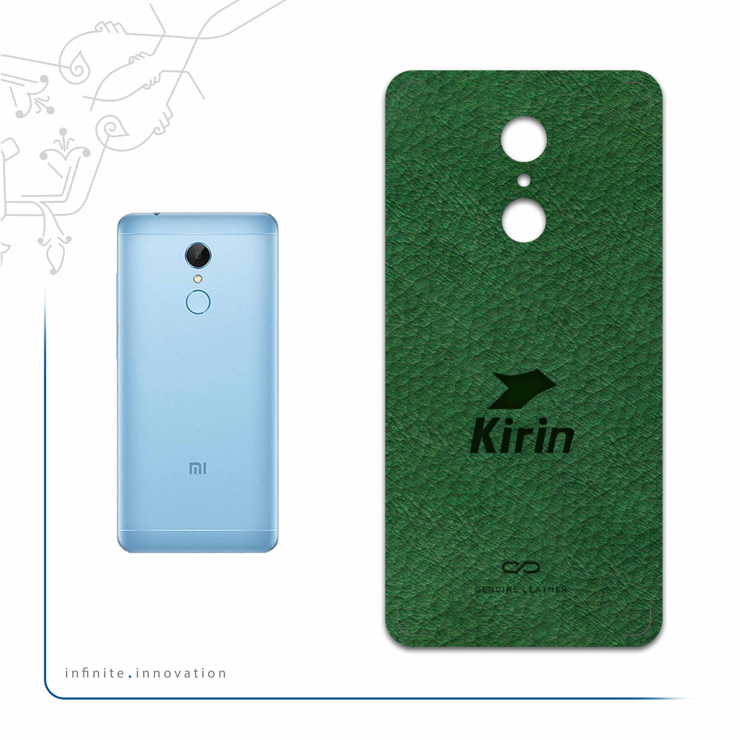 برچسب پوششی ماهوت مدل GL-KRN مناسب برای گوشی موبایل شیائومی REDMI 5