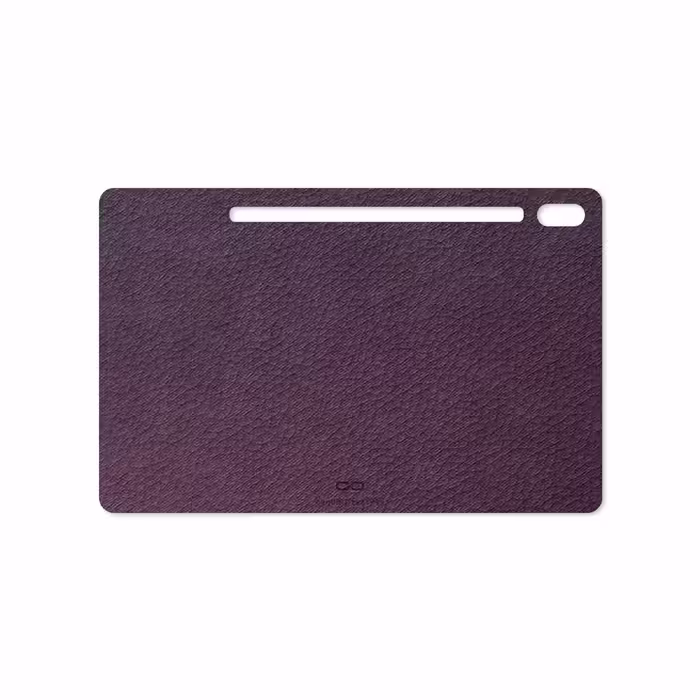 برچسب پوششی ماهوت مدل Purple-Leather مناسب برای تبلت سامسونگ Galaxy Tab S6 2019 SM-T860