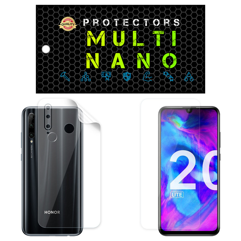 محافظ صفحه نمایش مولتی نانو مدل X-SFT مناسب برای گوشی موبایل آنر 20 Lite به همراه محافظ پشت | کالا برتری