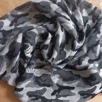 دستمال سر باندانا دستمال گردن حریر طرح ارتشی اسپرت 