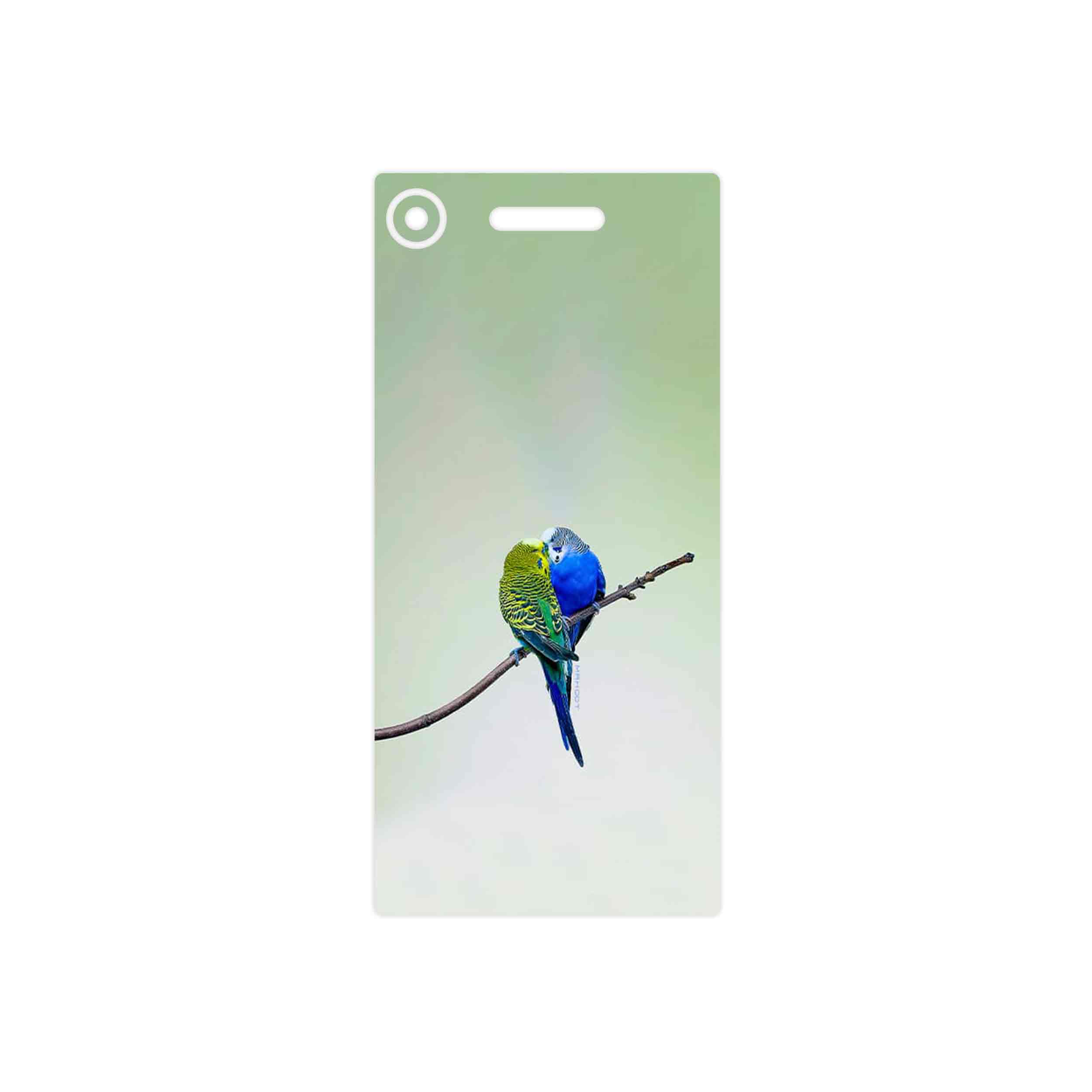 برچسب پوششی ماهوت مدل Lovebird مناسب برای گوشی موبایل سونی Xperia XZ1
