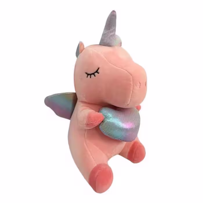 عروسک طرح یونیکورن Unicorn Winged مدل U2 ارتفاع 35 سانتی متر