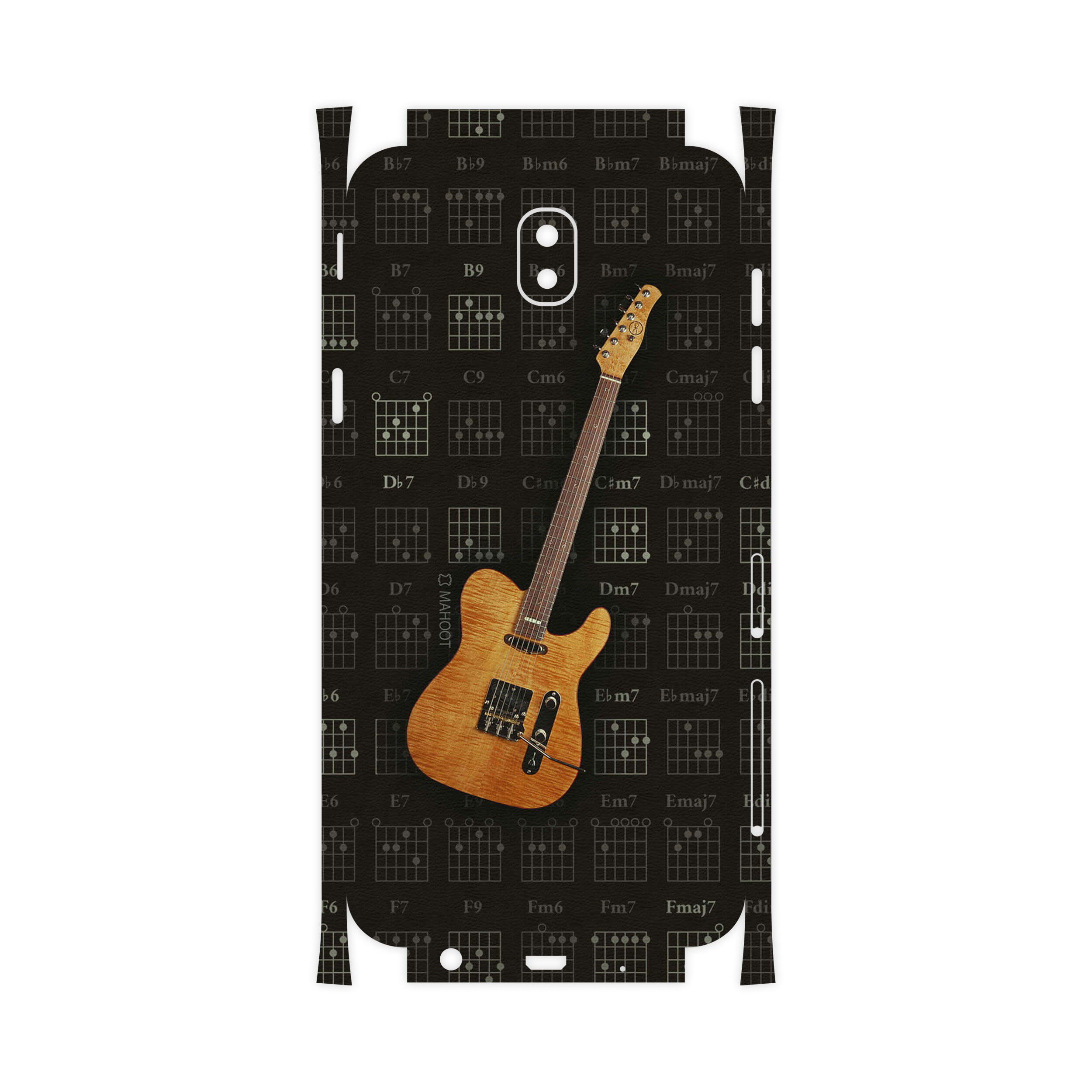 برچسب پوششی ماهوت مدل Guitar-Instrument-FullSkin مناسب برای گوشی موبایل سامسونگ Galaxy J5 Pro