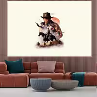 پوستر پارچه ای طرح گیم ردد -Red Dead Redemption کد 223