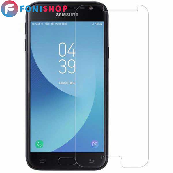 گلس محافظ صفحه نمایش شیشه ای معمولی سامسونگ Samsung J4
