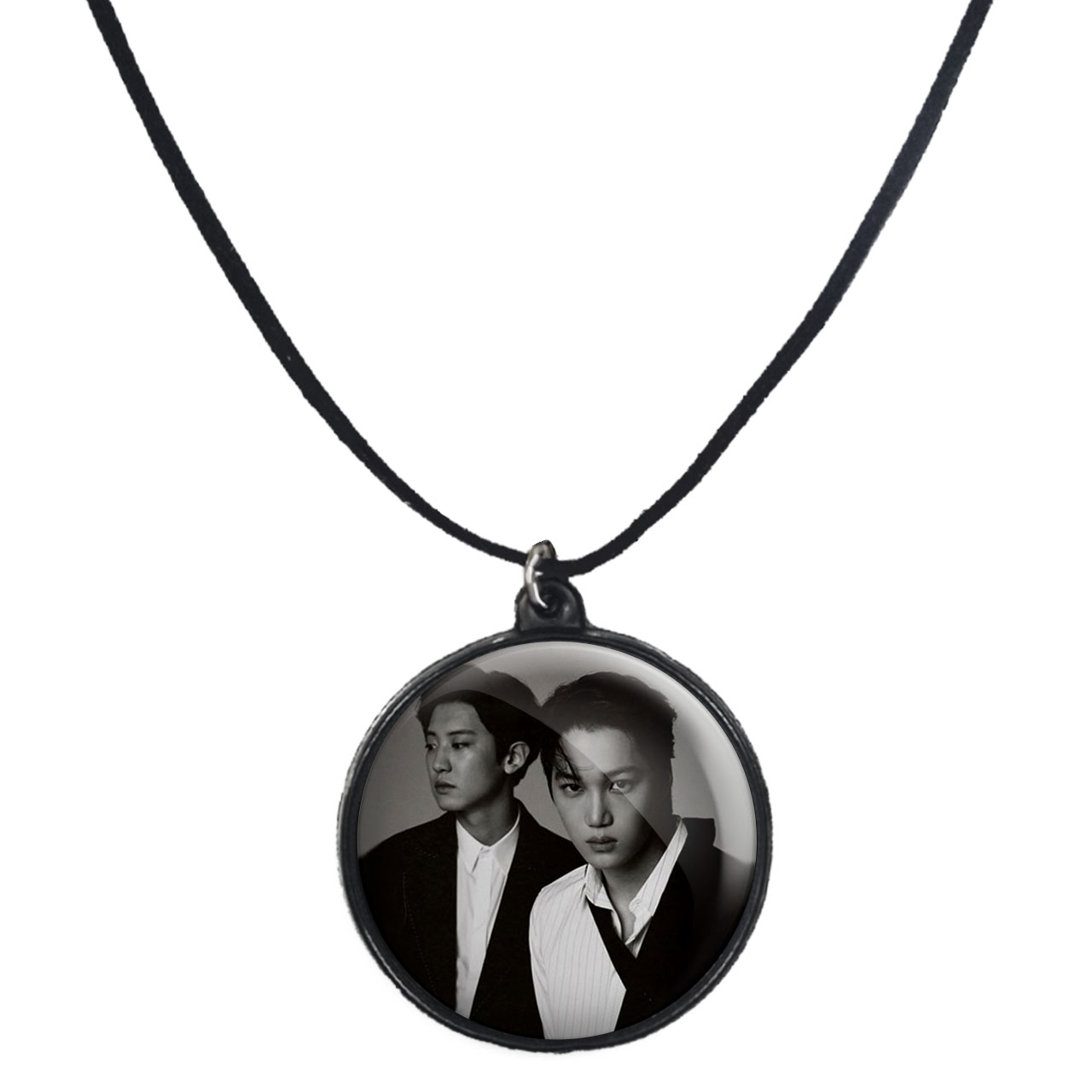 گردنبند پرمانه طرح exo کد pmb.13958 مدل دو طرفه