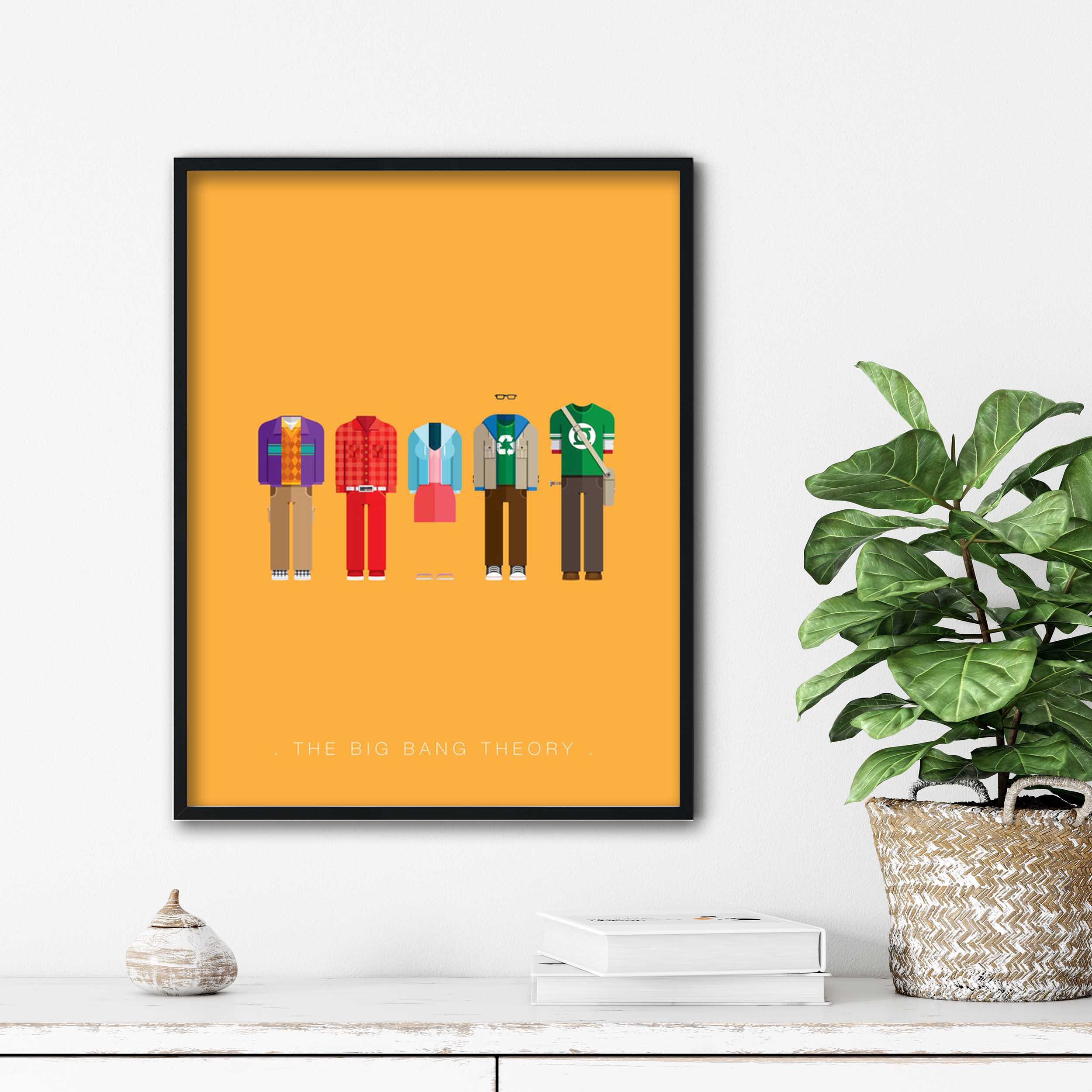 تابلو آتریسا طرح سریال big bang theory مدل ATB004