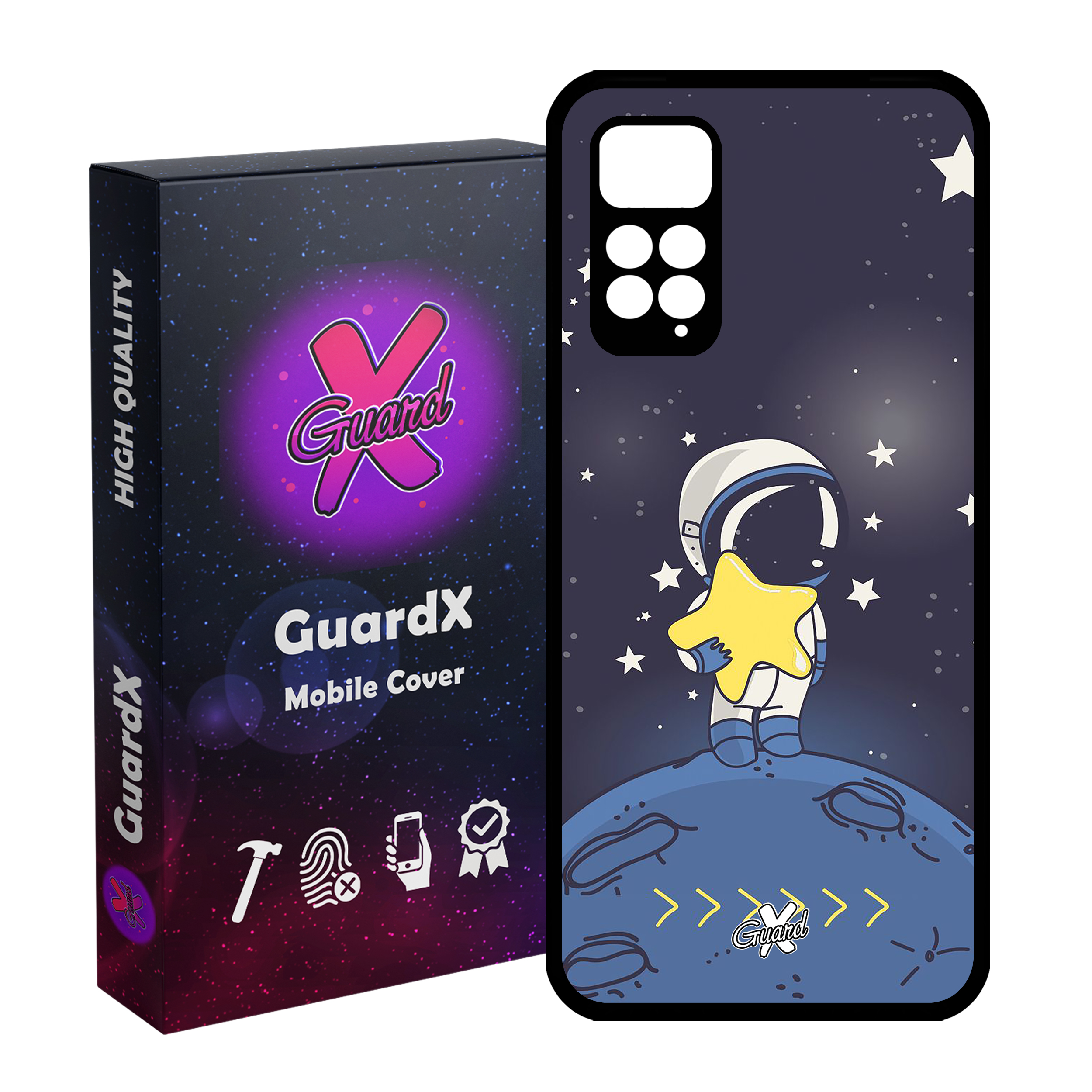 کاور گارد ایکس طرح Galaxy مدل Glass10004 مناسب برای گوشی موبایل شیائومی Redmi Note 11 Pro 4G/5G