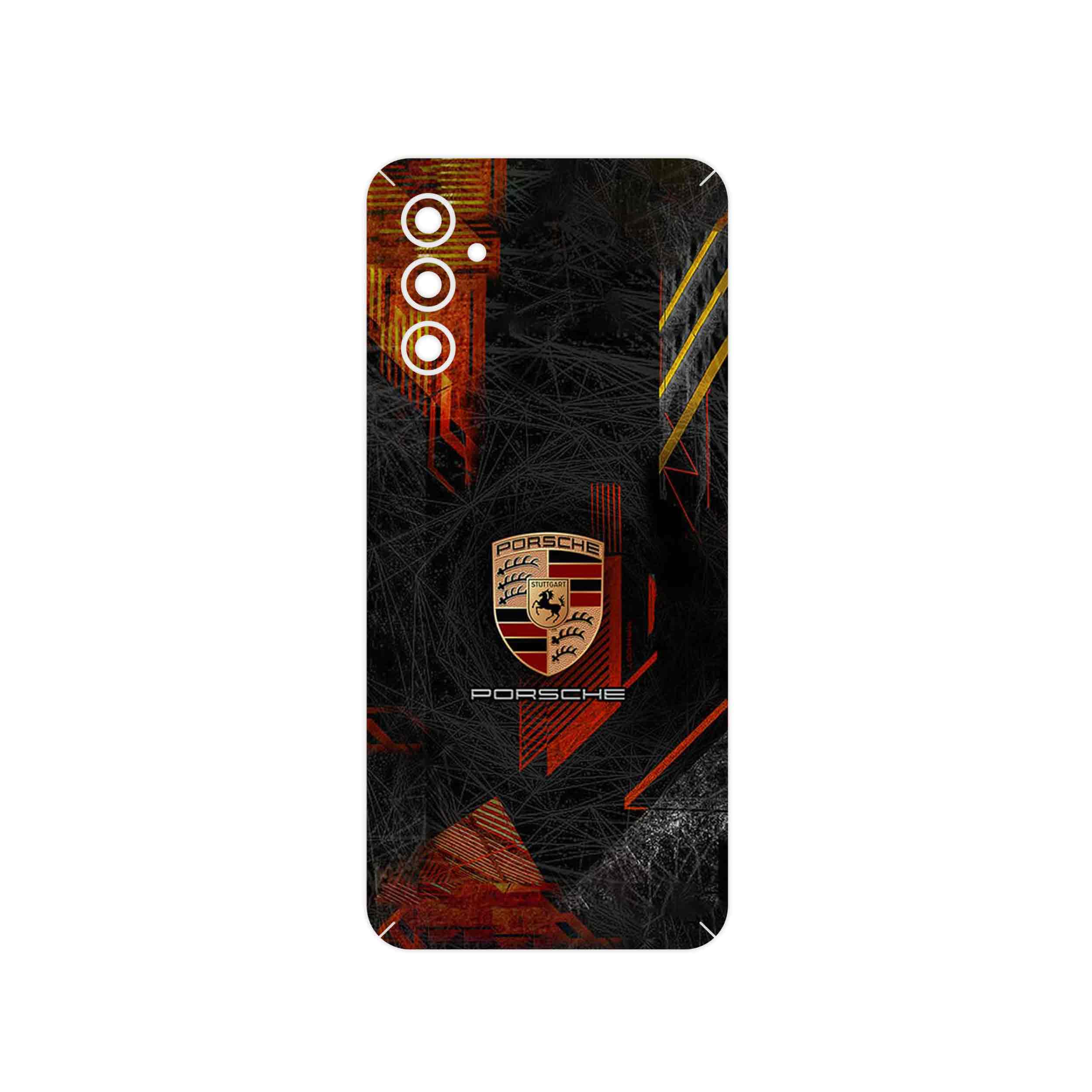 برچسب پوششی ماهوت مدل Porsche_Logo مناسب برای گوشی موبایل سامسونگ Galaxy M13 (India)