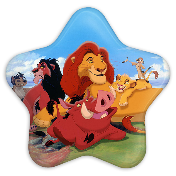 پیکسل خندالو طرح شیرشاه Lion King مدل ستاره ای کد 10700