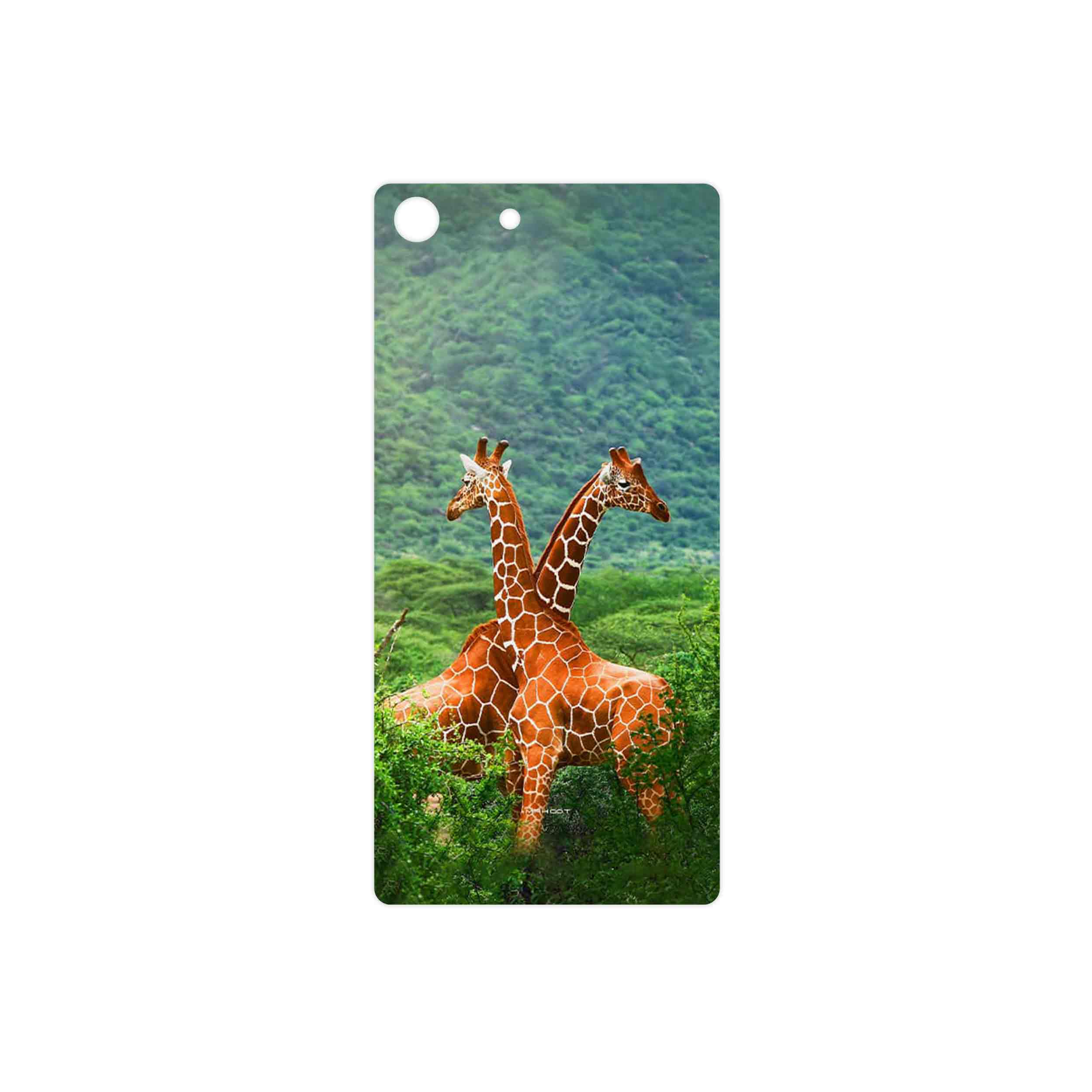 برچسب پوششی ماهوت مدل Giraffe مناسب برای گوشی موبایل سونی Xperia M5