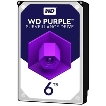 هارددیسک اینترنال وسترن دیجیتال مدل Purple WD60PURZ ظرفیت 6 ترابایت