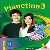 Planetino 3 Kursbuch Arbeitsbuch MIT  CD کتاب آلمانی پلانتینو 3