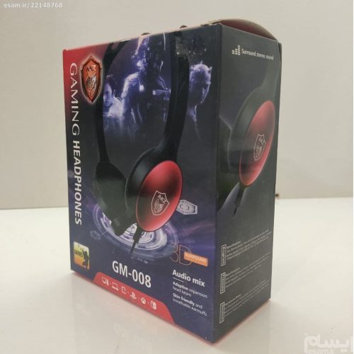 خرید و قیمت هدفون گیمینگ GM – 008 | (آکبند)