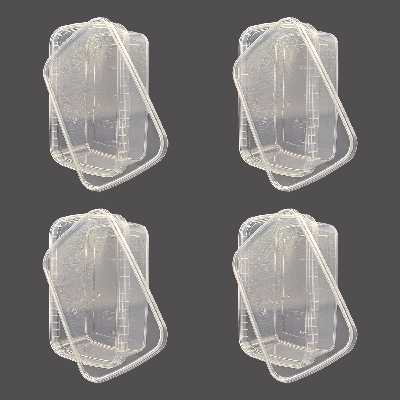 ظرف نگهدارنده پولاد مدل 1200cc بسته 4 عددی