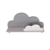 شلف دیواری اتاق کودک طرح ابر مدل MKids52-Gray