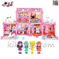 خانه عروسک دوطبقه اسباب بازی دخترانه PUZZLE ABL1033
