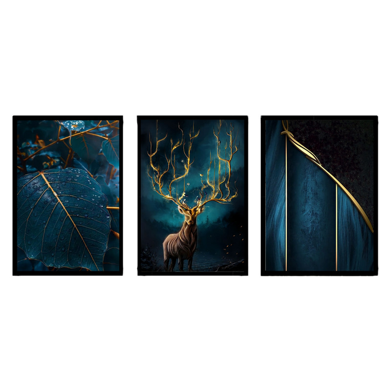 تابلو کد0038 مجموعه 3 عددی | دنیای قاب