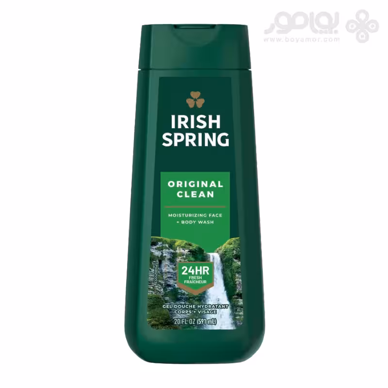 شامپو بدن و صورت آیریش اسپرینگ مدل ORIGINAL CLEAN حجم 591 میل
