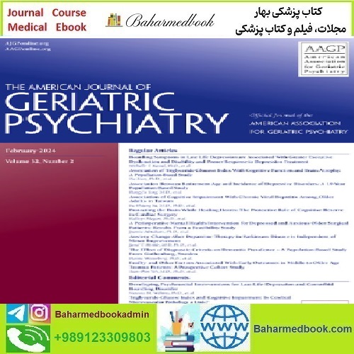 The American Journal of Geriatric Psychiatry Volume 32 Issue 1 t