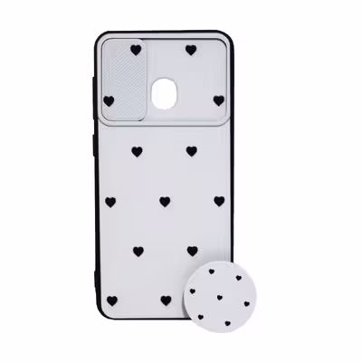 کاور کد 6571 مناسب برای گوشی موبایل سامسونگ Galaxy A20/ A30 به همراه پایه نگهدارنده