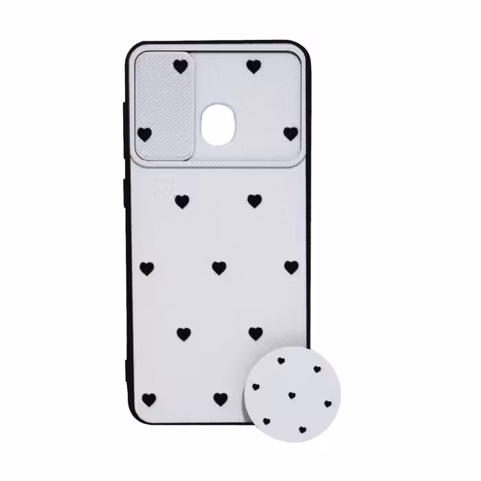 کاور کد 6571 مناسب برای گوشی موبایل سامسونگ Galaxy A20/ A30 به همراه پایه نگهدارنده