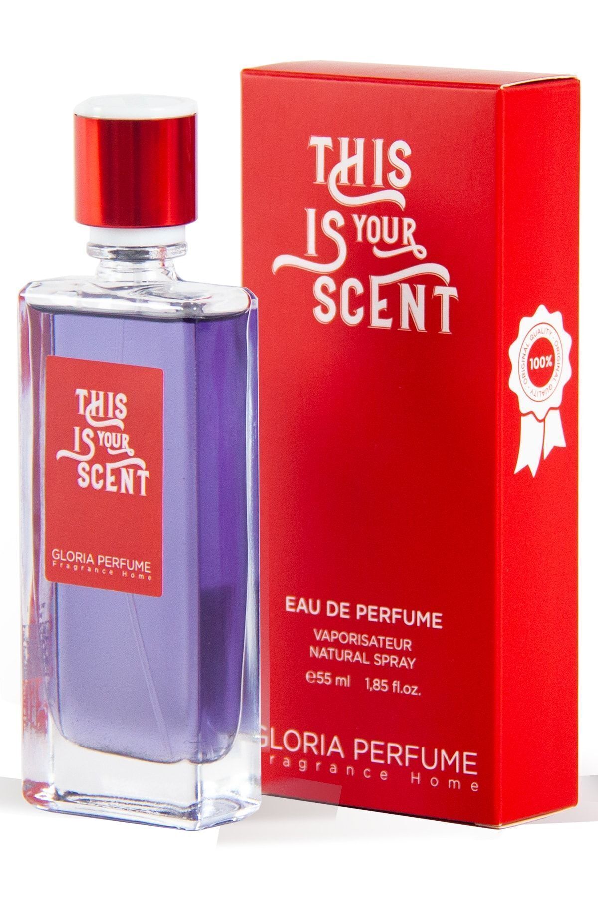 عطر زنانه کریستال سیاه 55 میل ادوپرفیوم Gloria Perfume