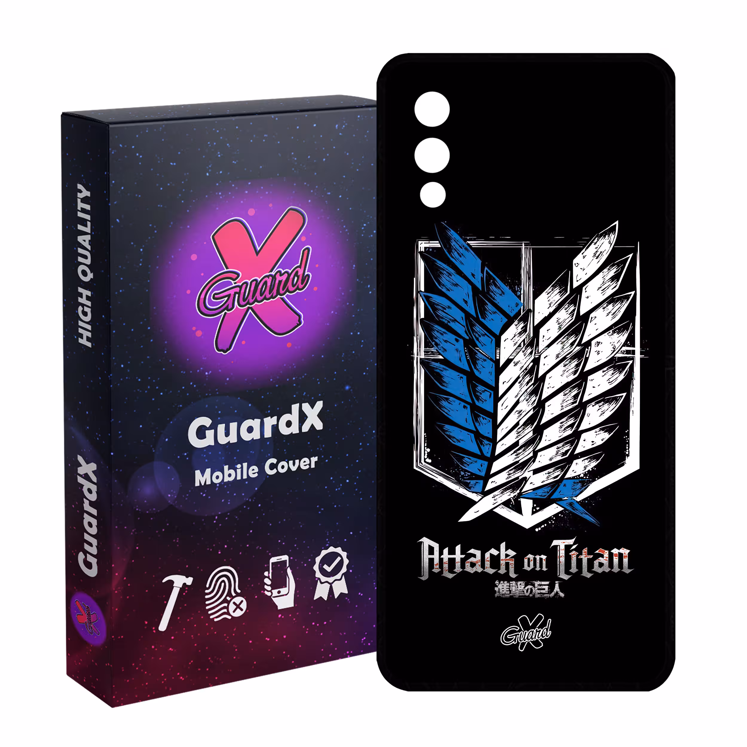 کاور گارد ایکس طرح Attack on Titan Anime مدل Glass10448 مناسب برای گوشی موبایل سامسونگ Galaxy A02 / M02