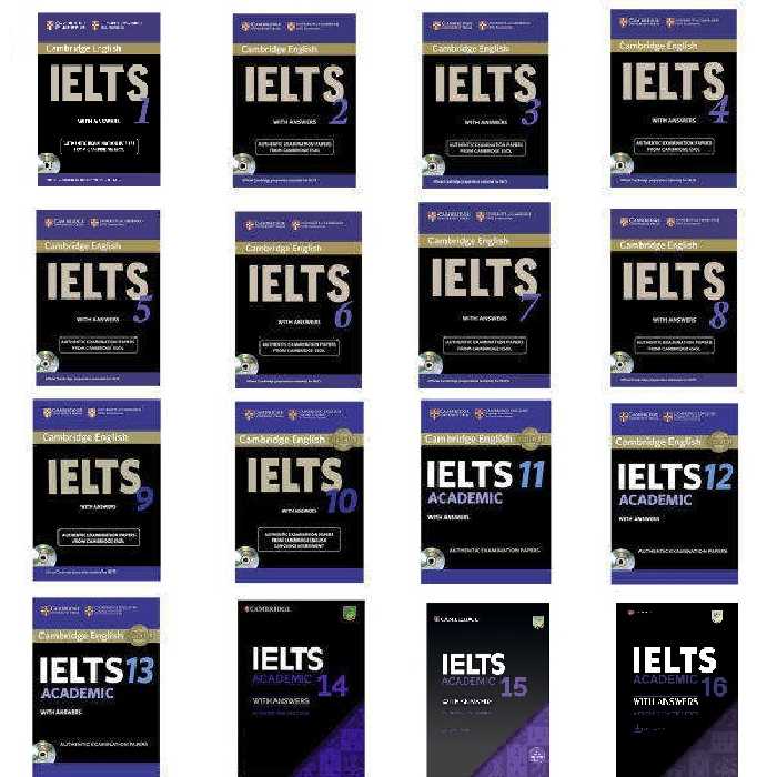  کتاب Cambridge IELTS Academic اثر جمعی از نویسندگان انتشارات کمبریج جلد 1 تا 16