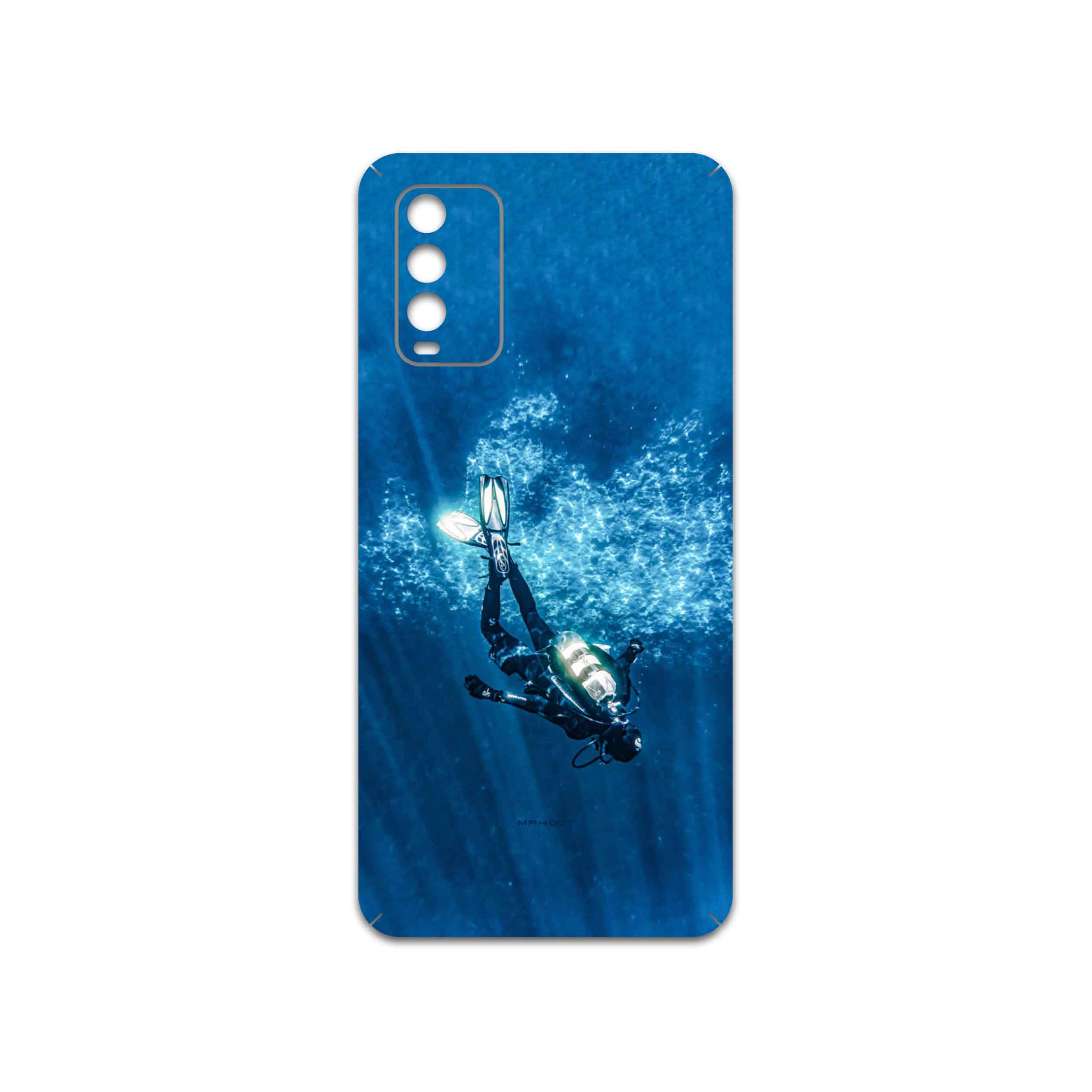 برچسب پوششی ماهوت مدل Scuba-Diving مناسب برای گوشی موبایل شیائومی Redmi Note 9 4G