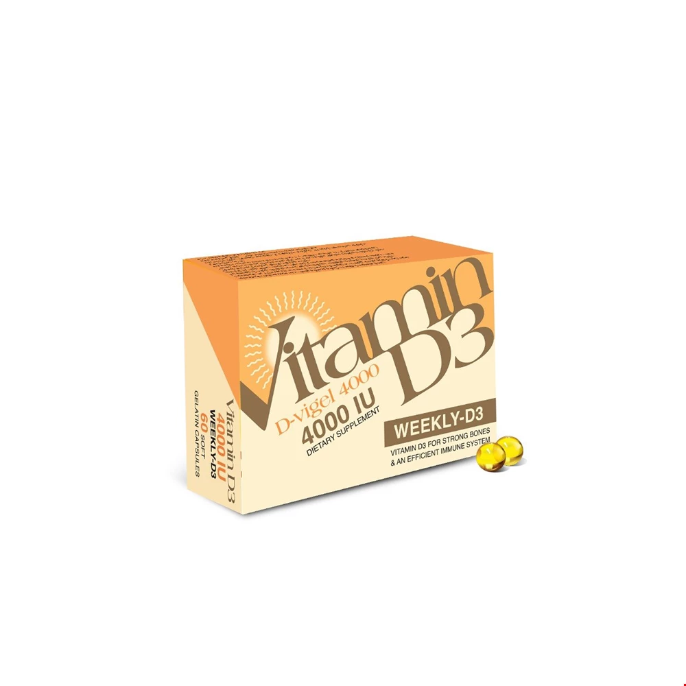 سافت ژل ویتامین د3 4000 واحد دانا 60 عددی