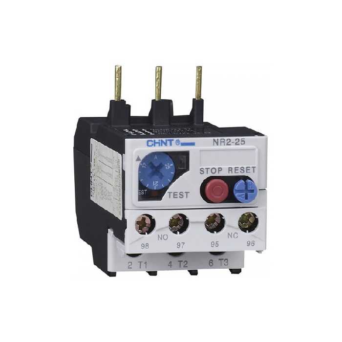 رله بی متال رنج 7 تا 10 آمپر چینت مدل NR2-25