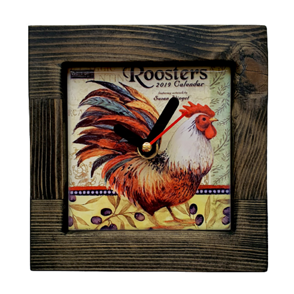 ساعت رومیزی مدل خروس