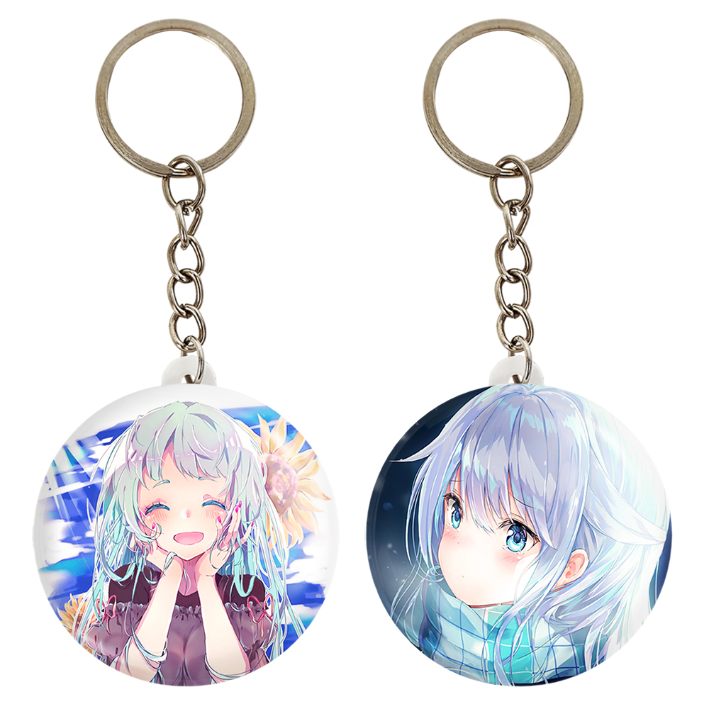 جاکلیدی خندالو مدل دختر انیمه ای کد 1802518017 مجموعه 2 عددی