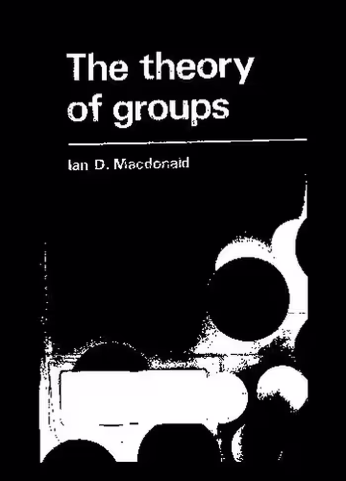 خرید و دانلود نسخه کامل کتاب The theory of groups [bad scan]