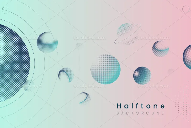 وکتور پس زمینه آبی صورتی | گرافیک با طعم تربچه